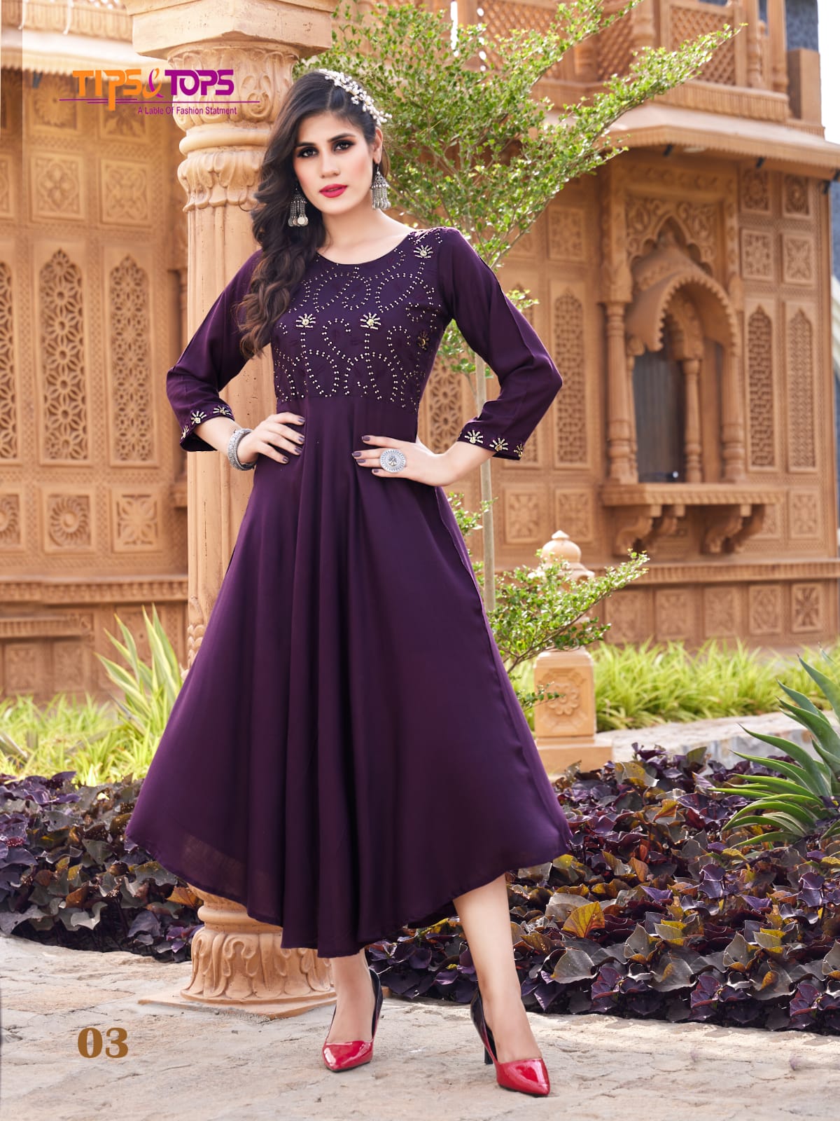 MANNAT Latest Designer Fancy Wear Rayon Kurti Collection